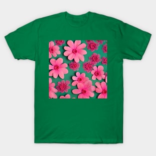 Pretty Pink Flowers T-Shirt